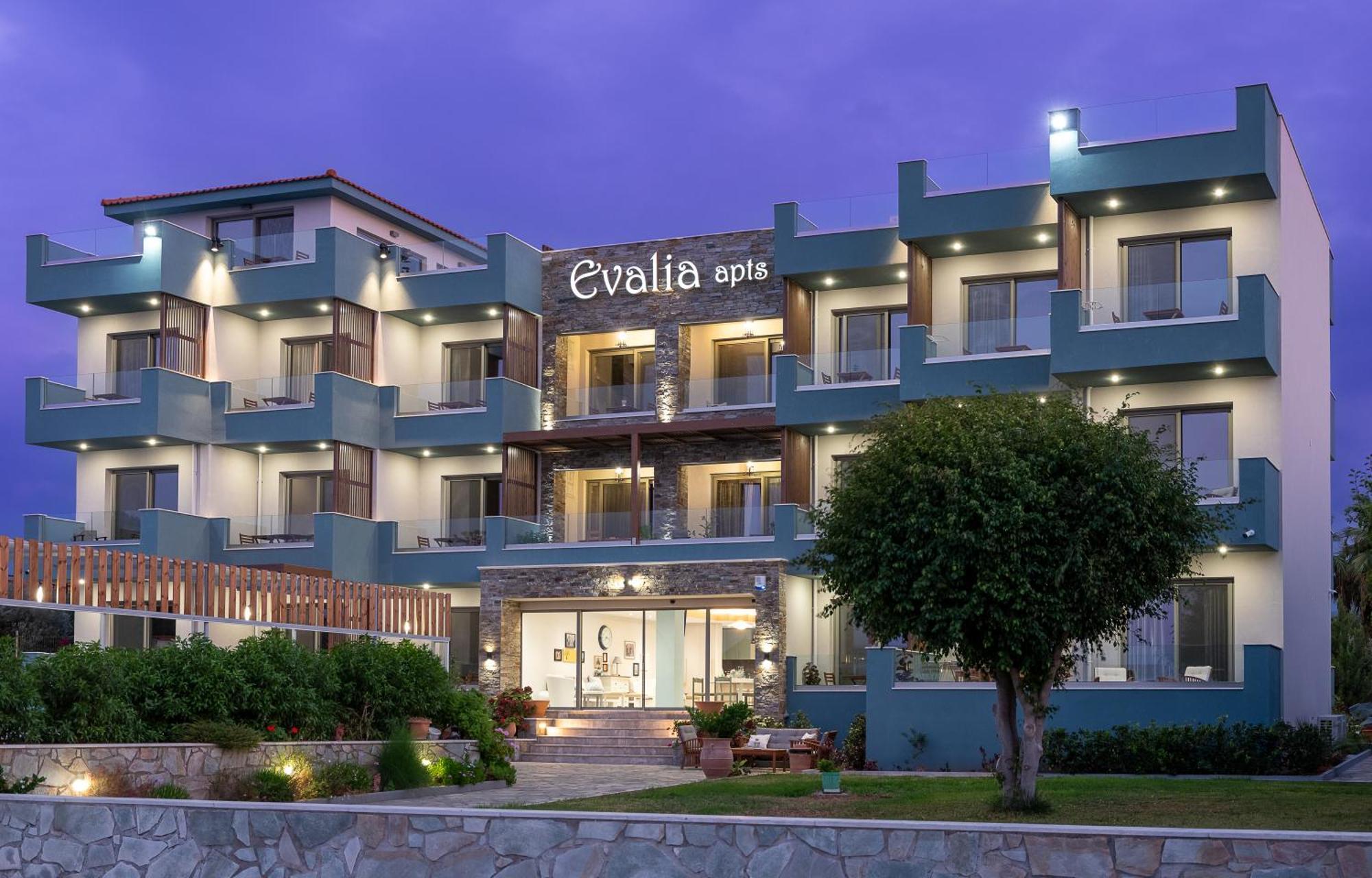 Evalia Apartments Херсонисос Екстериор снимка